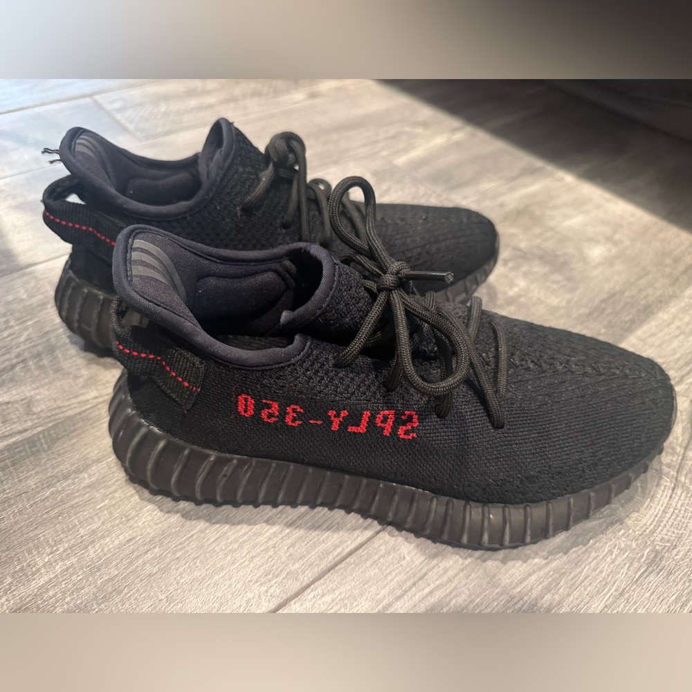 Adidas Yeezy Boost 350 V2 Black Red Sneakers
